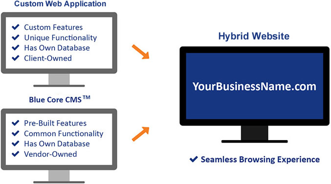 Hybrid Websites Infographic