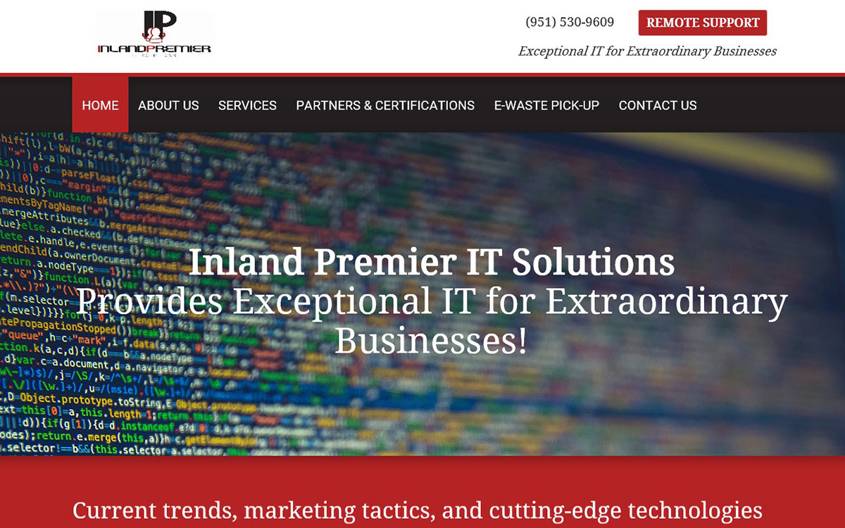 Inland Premier IT Solutions Slide 1
